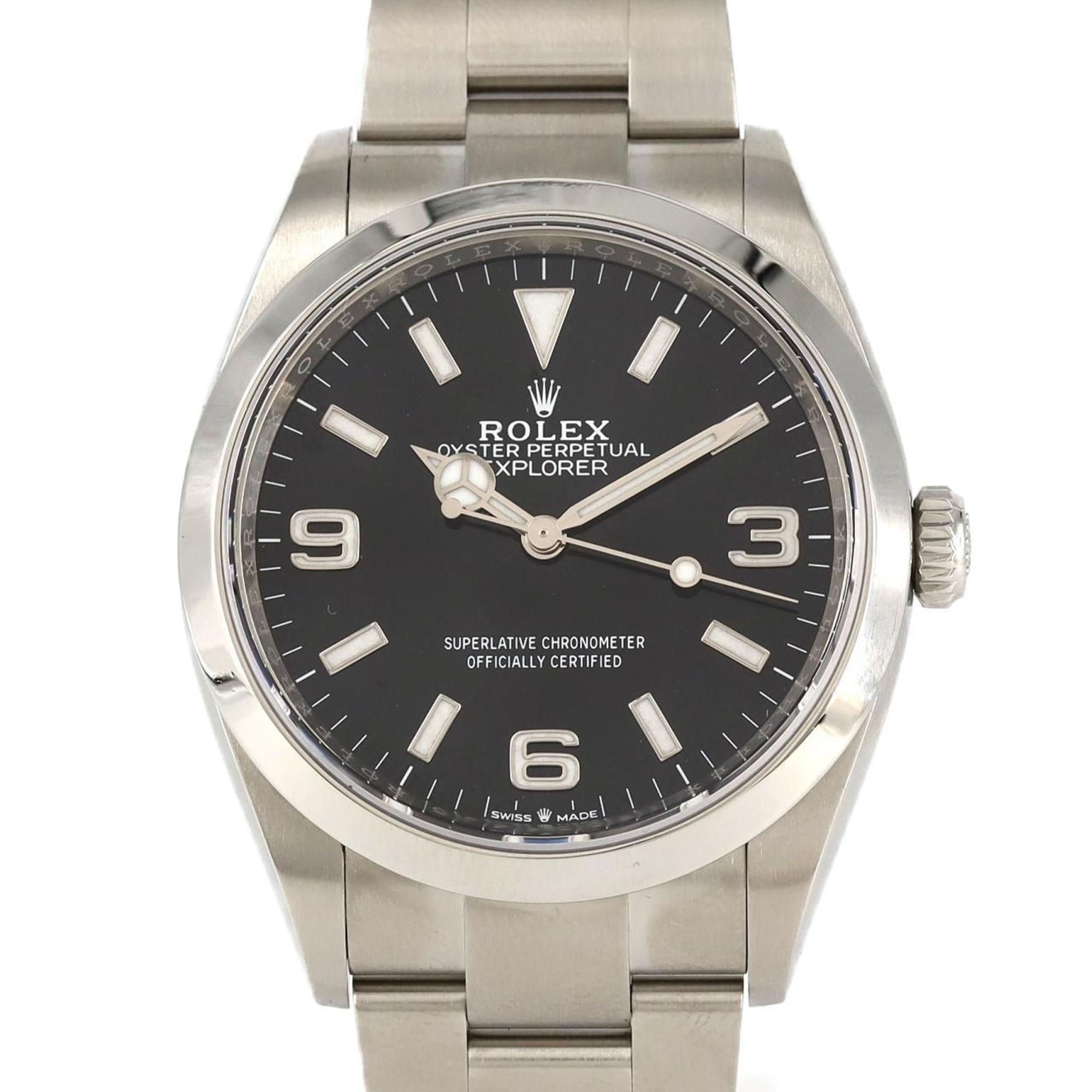 Rolex Explorer I 124270 Stainless Steel Automatic Wristwatch Random Number