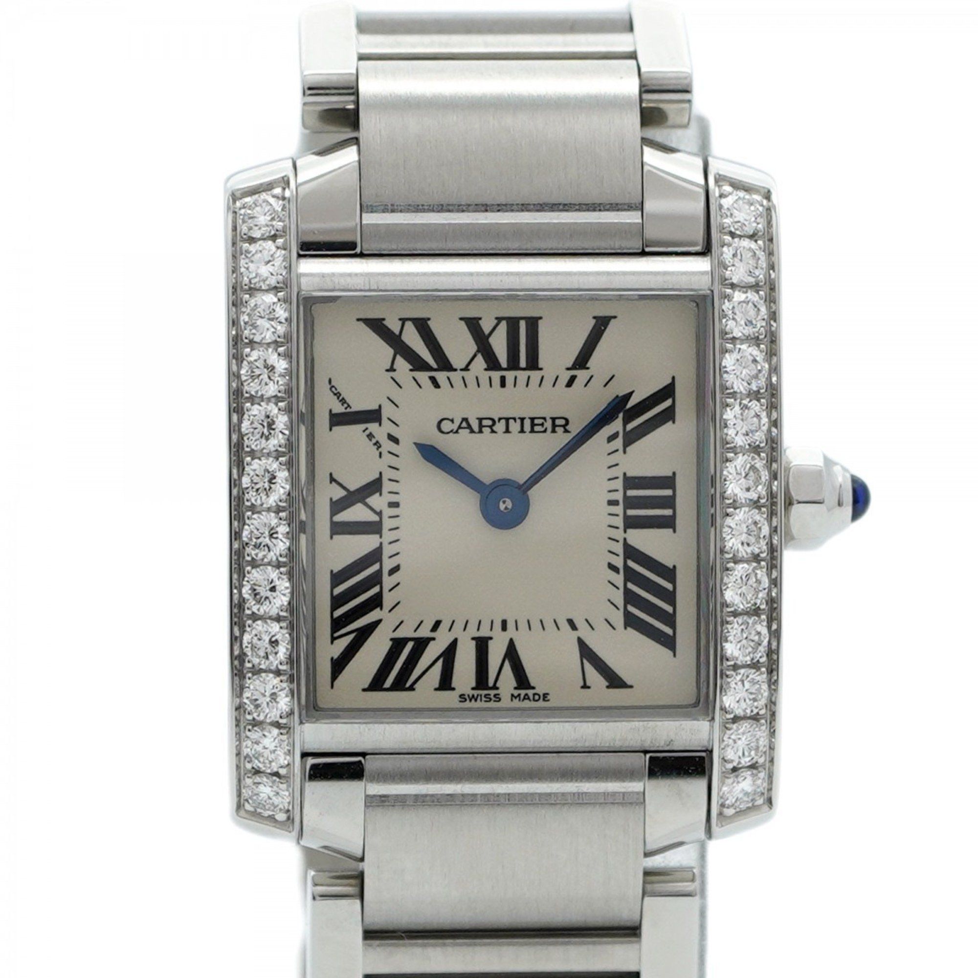 Cartier Tank Française W4TA0008 Ivory Dial Women's Watch