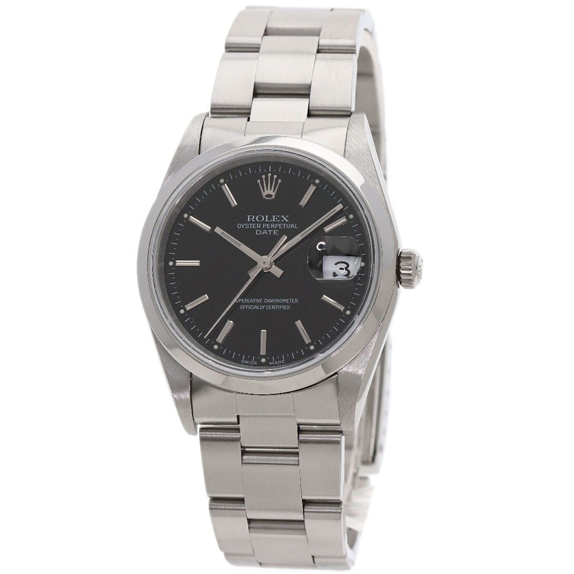 Rolex 15200 Oyster Perpetual Date Watch Stainless Steel SS Men's ROLEX