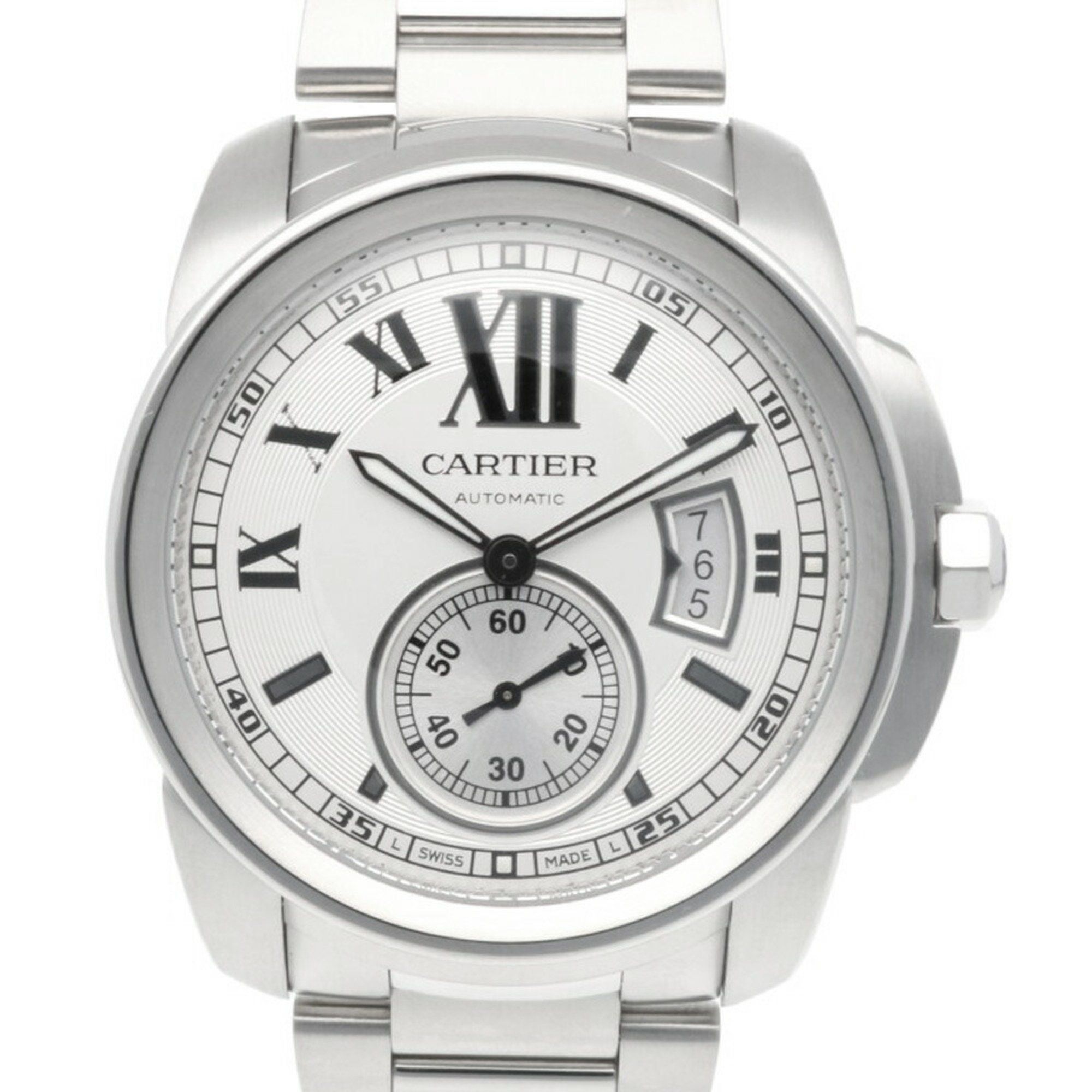 Cartier Calibre Watch, Stainless Steel W7100037, Automatic, Men's, CARTIER