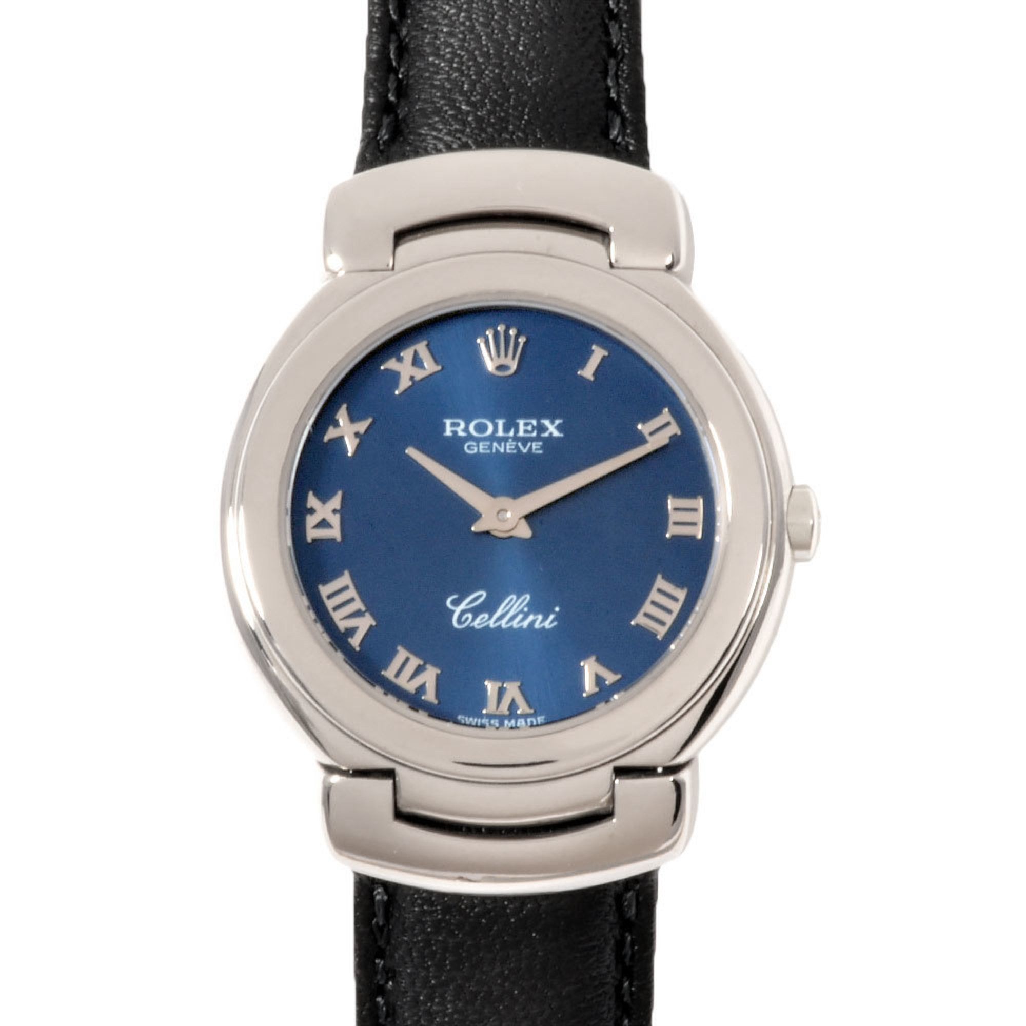 ROLEX 6621/9 Cellini W Series Watch Quartz Blue Dial Ladies IT2Z9NUSDKZO