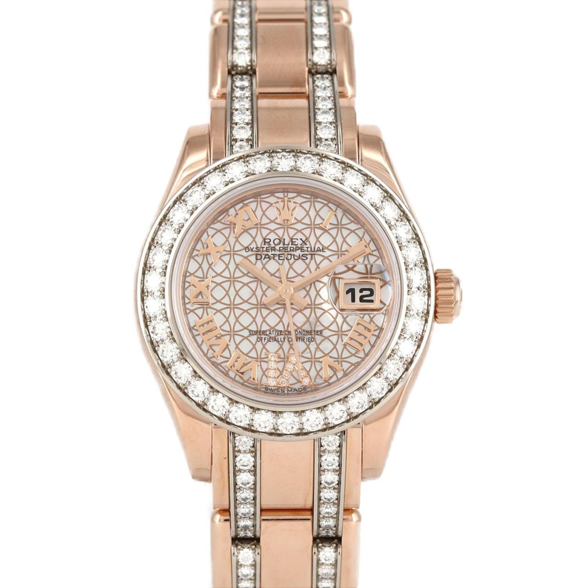 Rolex Pearlmaster 80285NR PGxWG Automatic Watch, Random Number