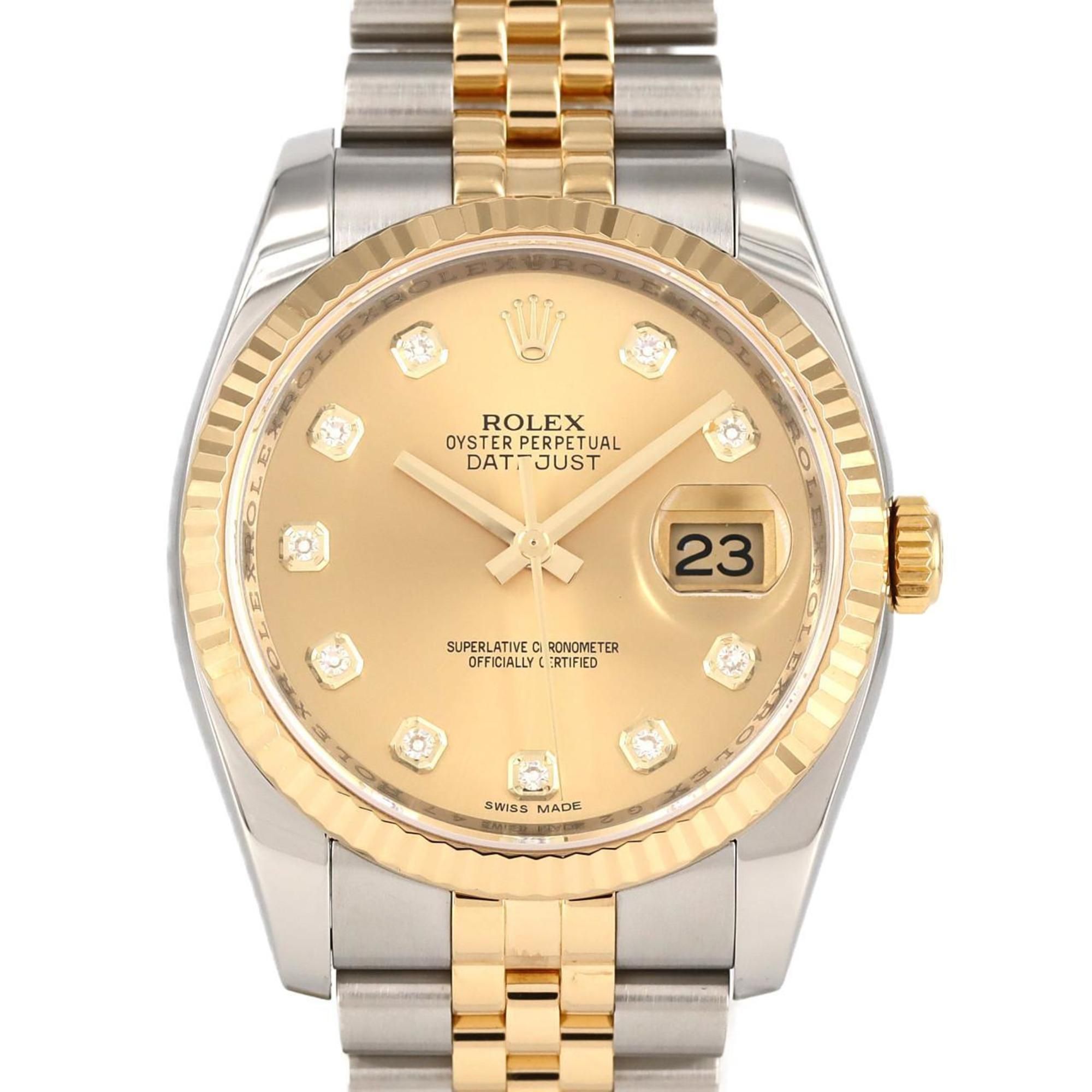 Rolex Datejust 116233G SSxYG Automatic Watch, Random Number