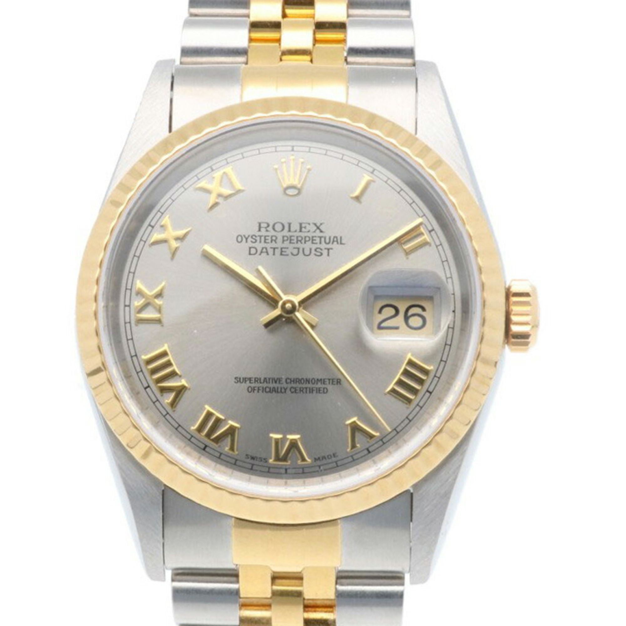 Rolex Datejust Oyster Perpetual Watch, Stainless Steel, 16233, Automatic, Men's, ROLEX U-Serial, 199