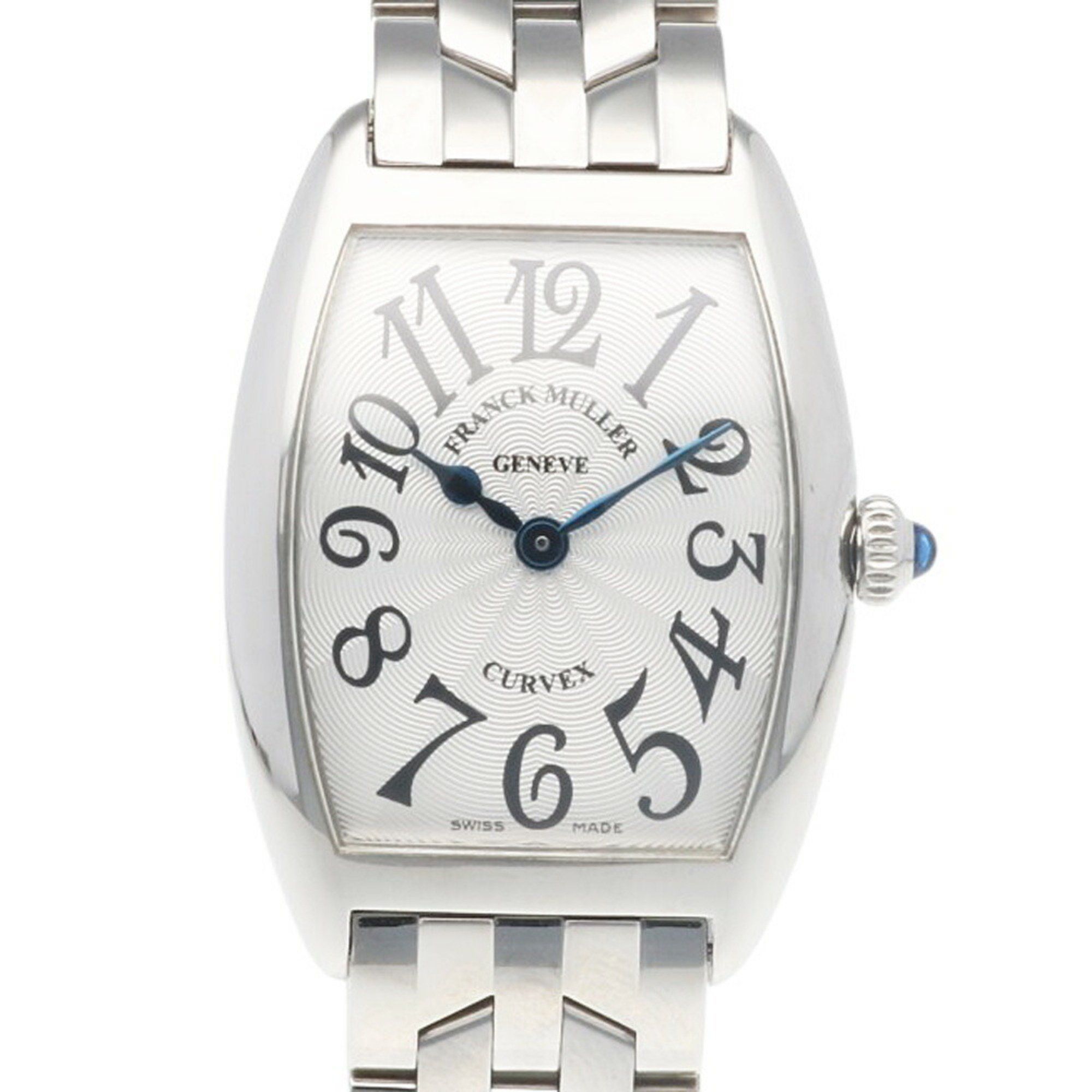 Franck Muller Tono Curvex Watch Stainless Steel 1752 Quartz Ladies FRANCK MULLER