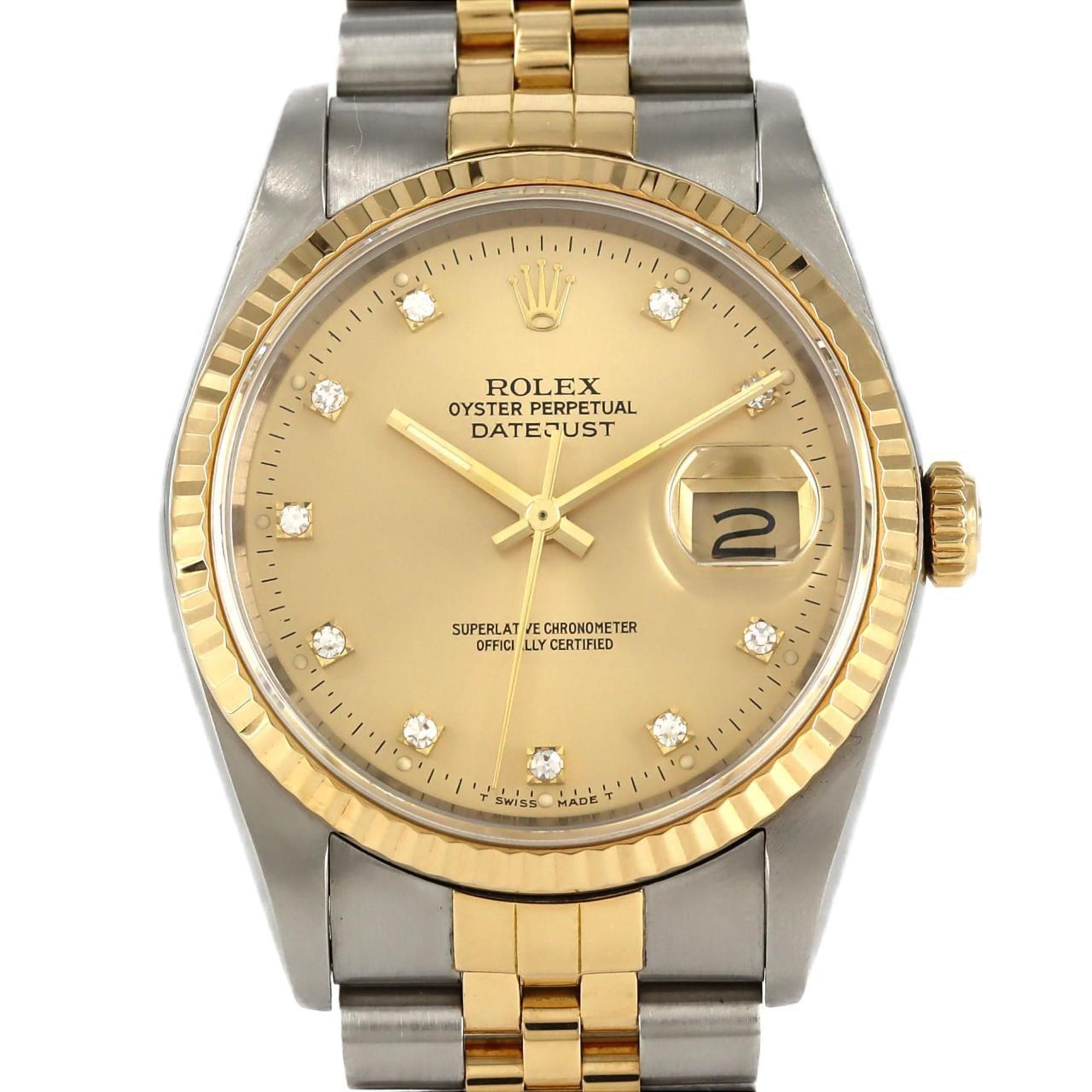 Rolex Datejust 16233G. SSxYG Automatic Watch, R-Serial