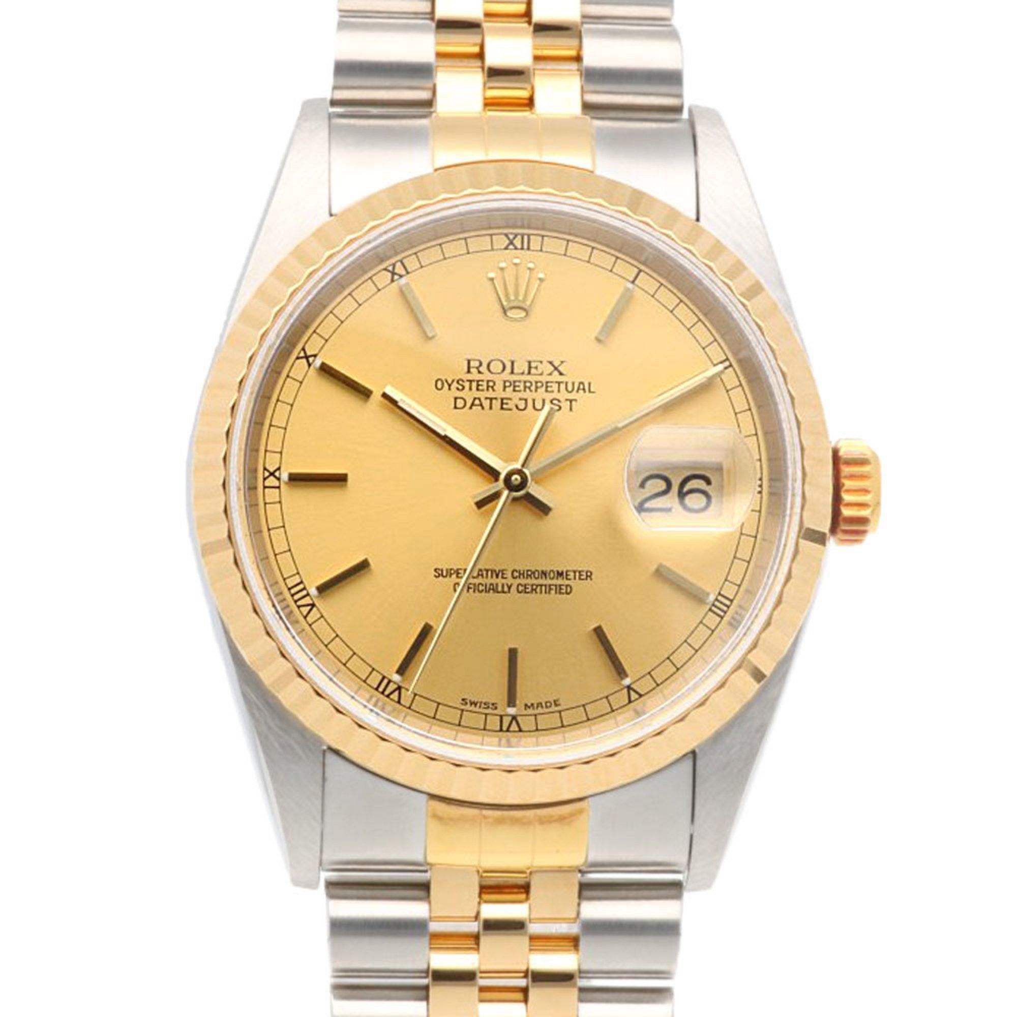 Rolex Datejust Oyster Perpetual Watch, Stainless Steel, 16233, Automatic, Men's, ROLEX P-Serial, 200