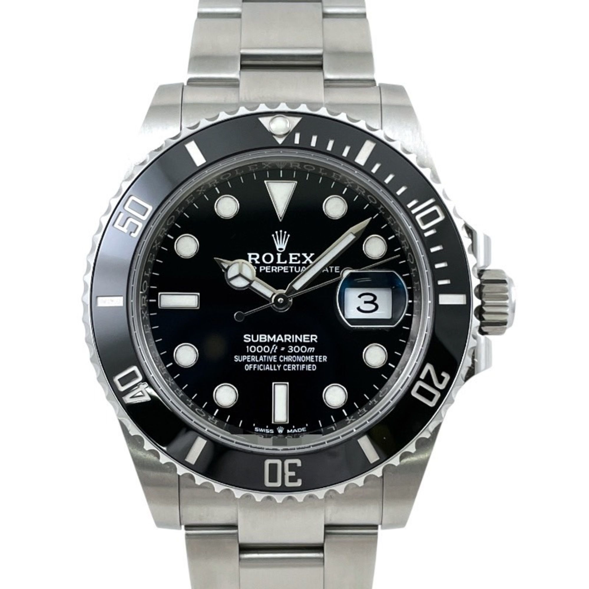 ROLEX Submariner Date 41 126610LN Stainless Steel Men's Watch, Random Number, 2022 Warranty, Black,