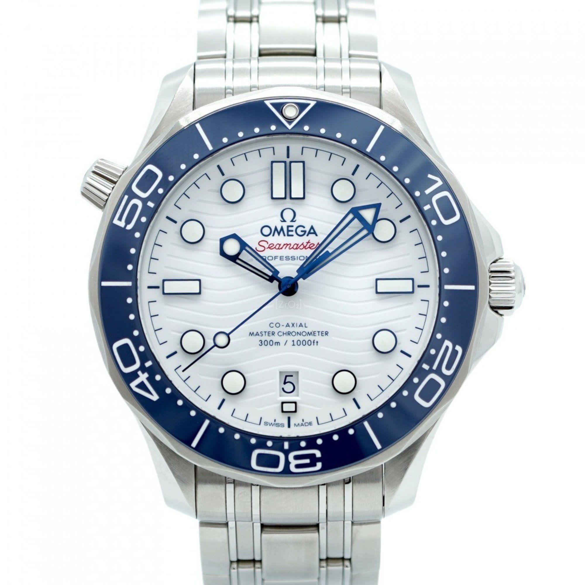 Omega Seamaster Diver 300M Tokyo 2020 522.30.42.20.04.001 White Dial Men's Watch