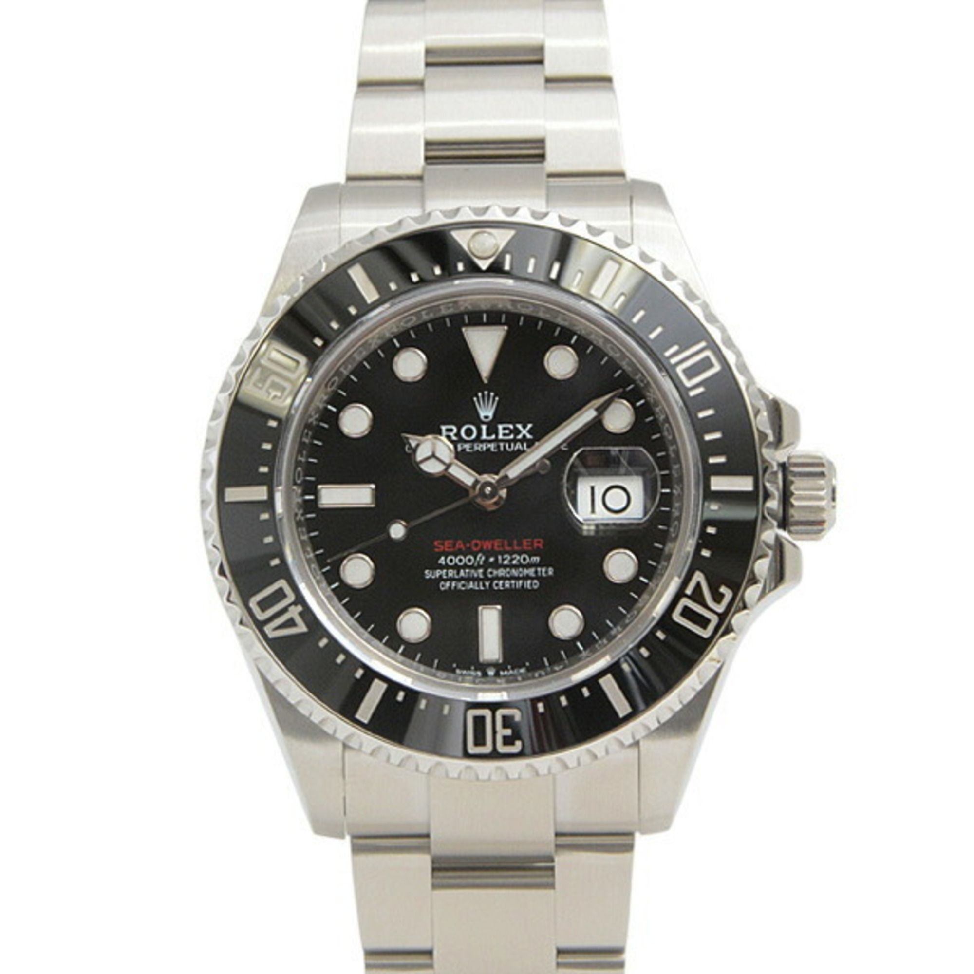 Rolex Watch Men's Sea-Dweller Random Automatic Black Dial Stainless Steel ROLEX 126600 SS