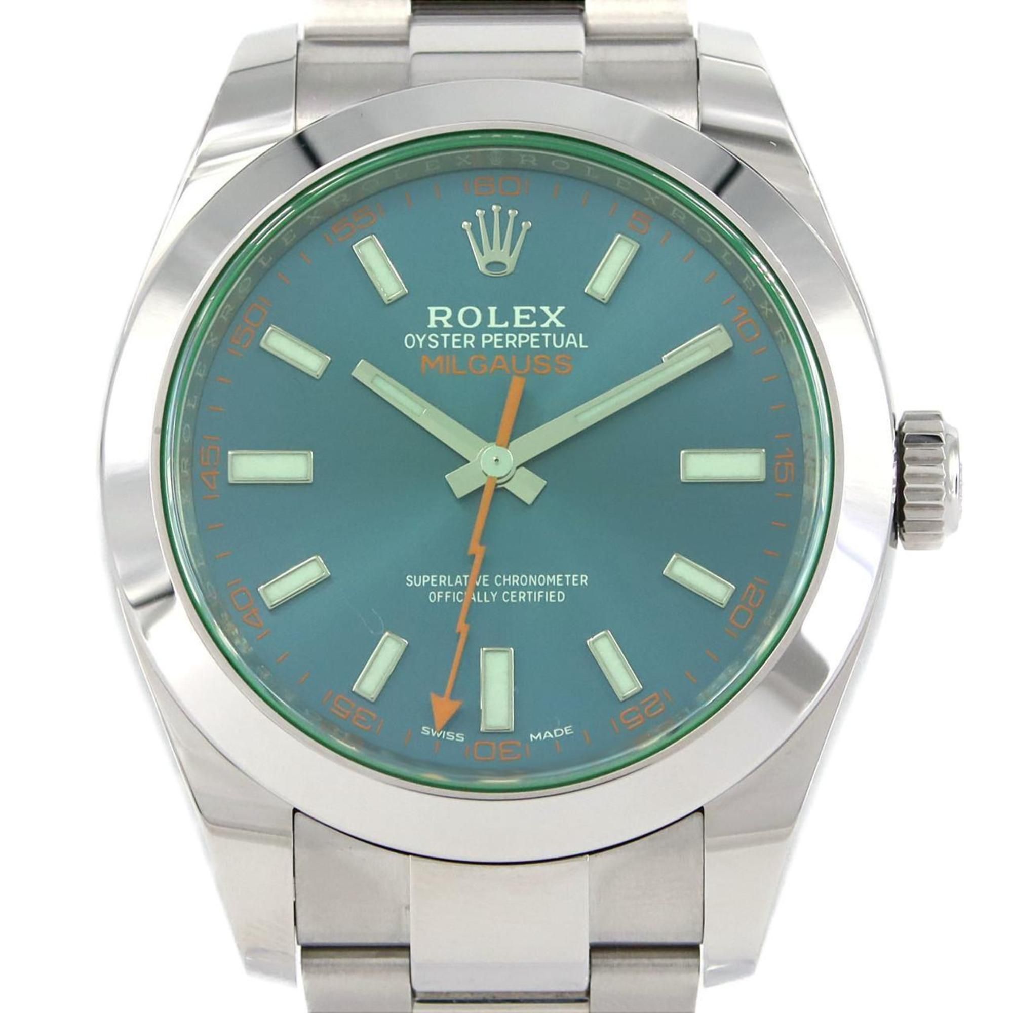 Rolex Milgauss 116400GV SS Wristwatch Automatic Random Number