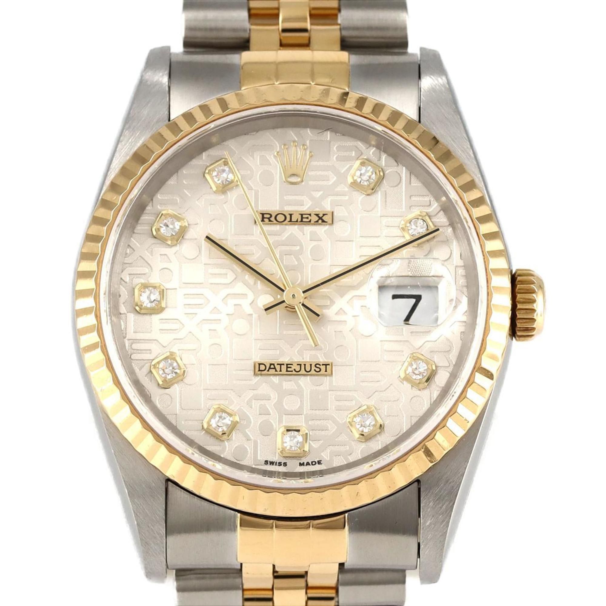 Rolex Datejust 16233G SSxYG Automatic Watch P Series