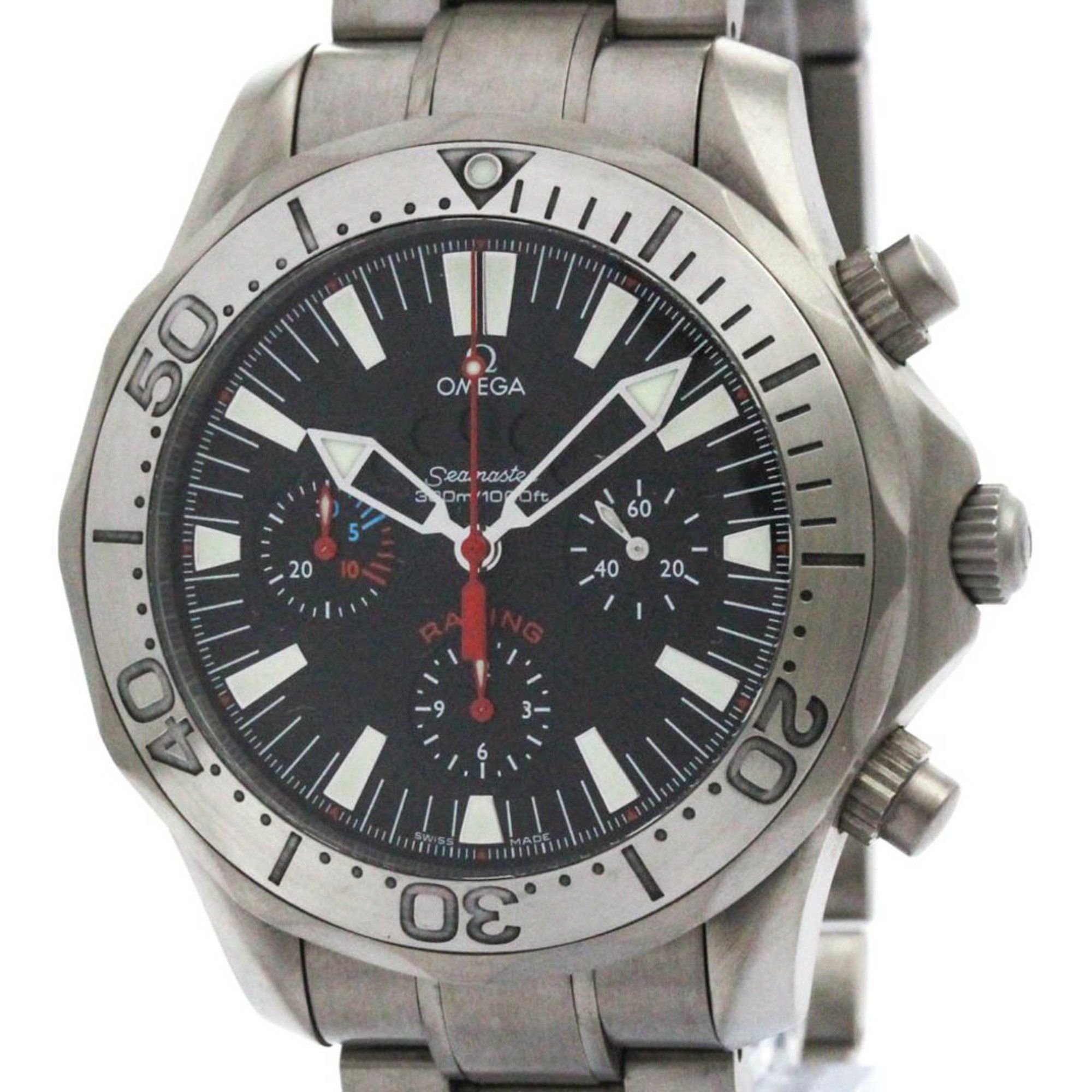 Polished OMEGA Seamaster Racing 300M Regatta Titanium Watch 2269.52