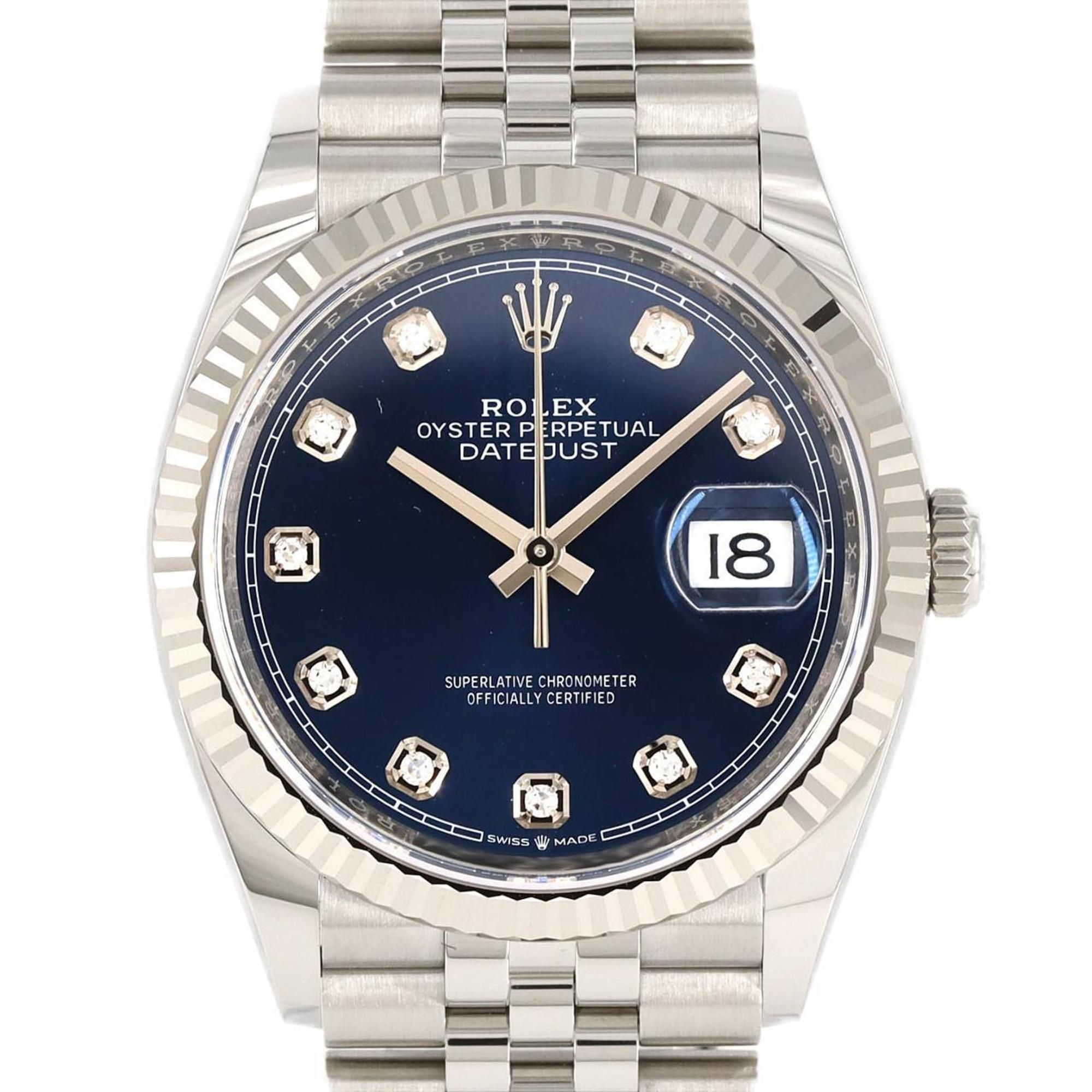 Rolex Datejust 126234G SSxWG Watch Automatic Winding Random Number