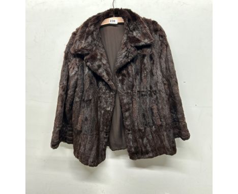 A vintage mink jacket.
