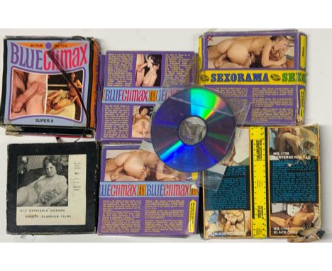 A group of six vintage erotic 8mm films.