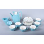 A Midwinter "Magic Moments" coffee service for six, designed by Jessie Tait