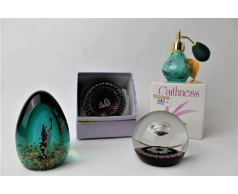 Caithness paperweights and atomiser