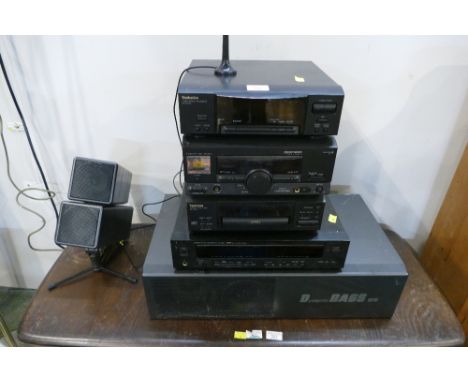 Technics Hi-Fi and stereo sound processor and dynamic base SFf5 speaker