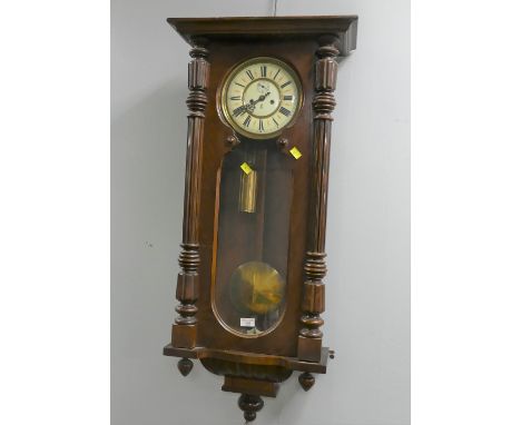 Mahogany wall clock