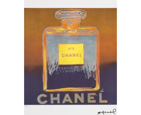 Andy Warhol (after) 'Chanel' offset lithograph in colors on Arches paper, Georges Israel Editeur, sheet size 38,5 x 57 cm, pl