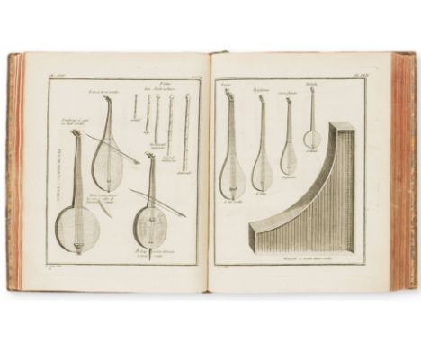 Music.- Blainville (Charles Henri) Histoire Générale Critique et Philologique de la Musique, 60 (of 69) engraved plates, some