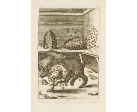 Aesop. The Fables, first edition of Ogilby's translation, imprimatur leaf, engraved portrait, frontispiece and 80 plates Holl