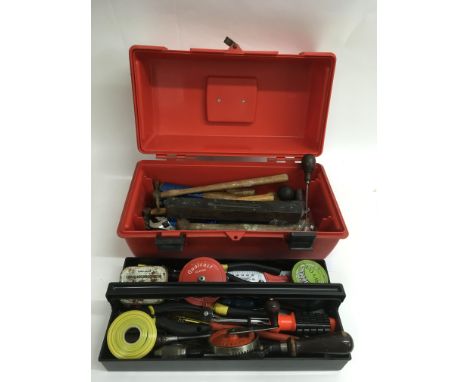 A toolbox and contents
