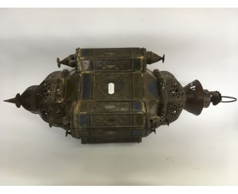 Old moorish hanging lamp.