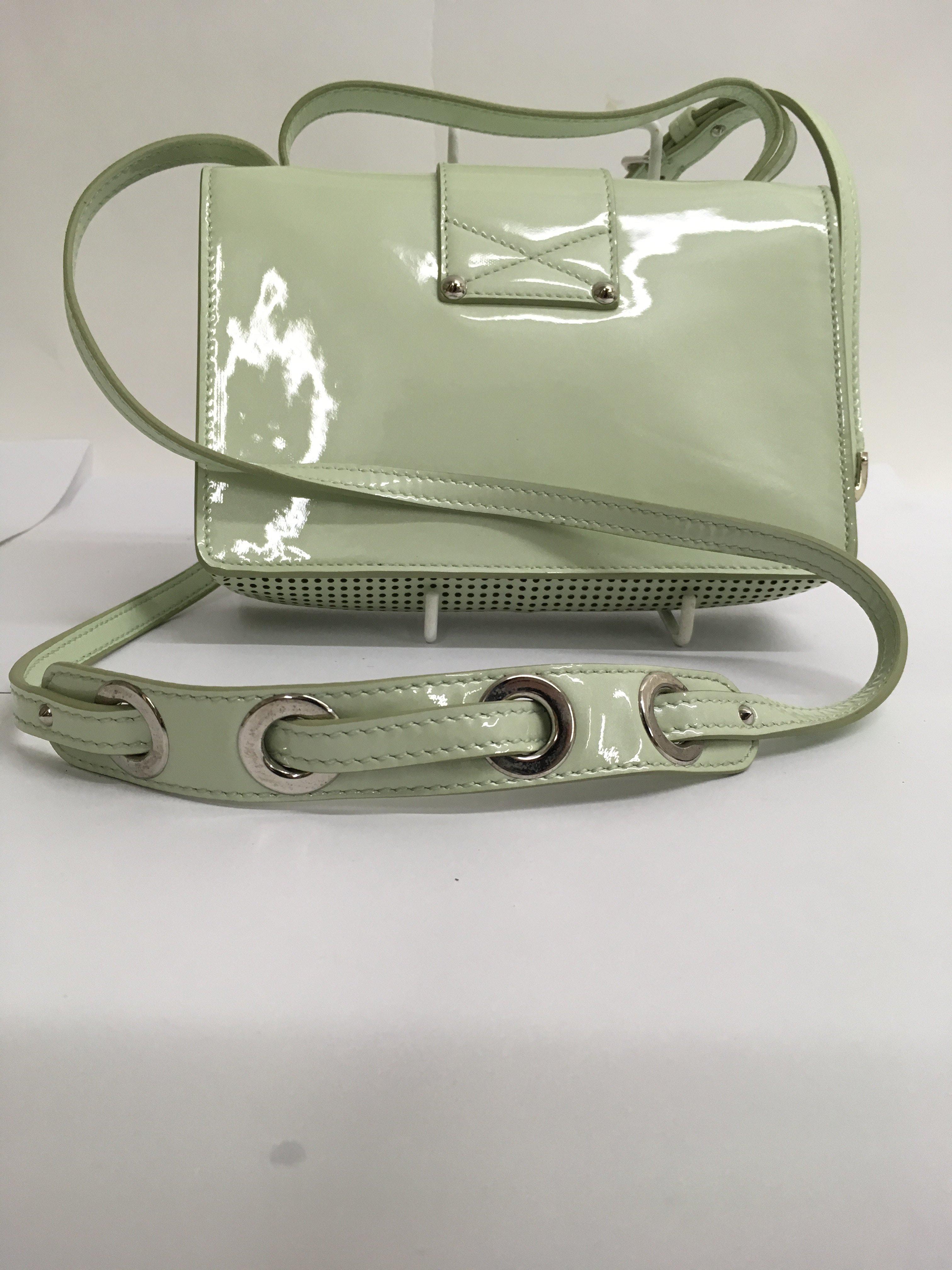 green jimmy choo purse