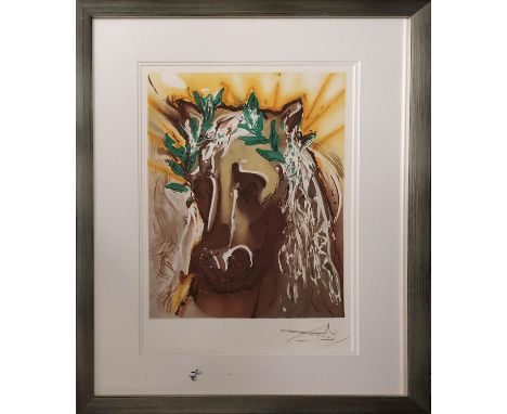 SALVADOR DALI, 'Printemps', lithograph, 49cm x 32cm, published 1983 George Israel, framed. 