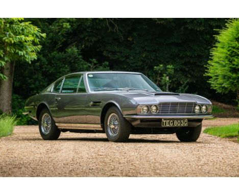 One of only 68 examples of the six-cylinder, Series 1 DBS Vantage with the desirable manual gearbox. Unveiled in October 1967