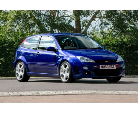 A fine example of the first generation Focus RS with just 13,500 miles from new and only one previous keeper. In 2002, Ford r