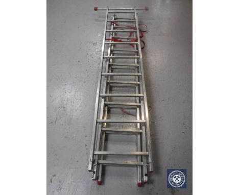 An Abru triple section extension ladder 