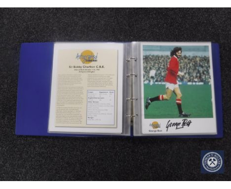 An Autograph Editions British Sporting Greats autograph collection including Henry Cooper, Frank Bruno, George Best, Ian Both