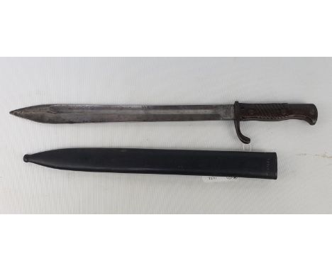 1915 Dated Butcher Bayonet made by Mauser with numbered scabbard