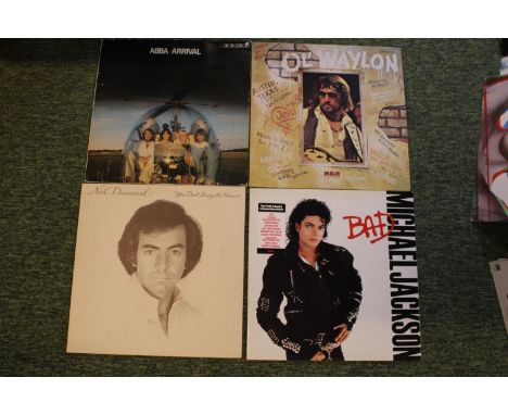 Large collection of Vinyl Records to include Michael Jackson, Neil Diamond, Abba etc 