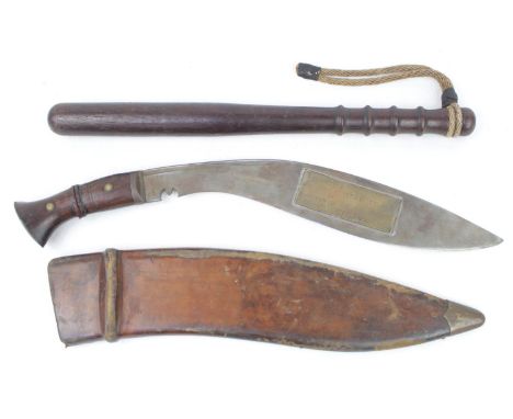 Good quality Presentation Khukri 'Presented to Major N H Pratt MBE TD by Officers of the 114 Indian Light Field Ambulance' an