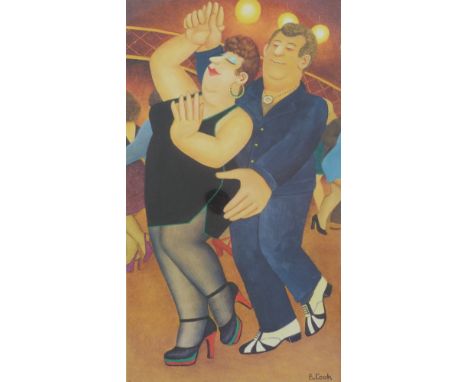 Beryl Cook print 'Dirty Dancing' signed in pencil to margin and embossed AGP lower left (49 x 27.5cm)