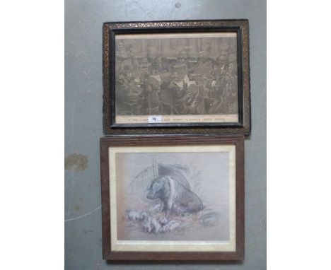 A quantity of 19thC and later prints/ engravings and other pictures to include Pears print, Nora Howarth signed limited editi