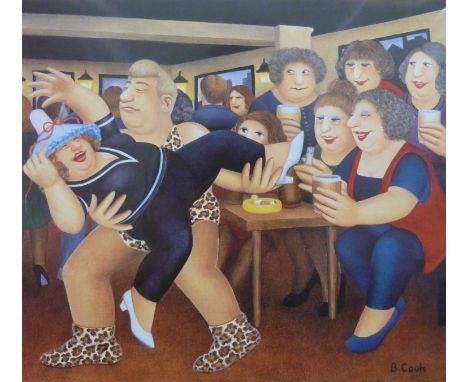 Beryl Cook signed print 'Tarzanogram' 646/650 (40 x 45.5cm) 