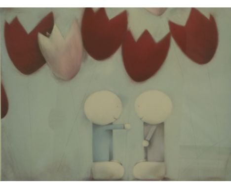 A framed and glazed print by Doug Hyde 'A Small Token of Love', signed and certificated 137/250 (44cm x 61cm)