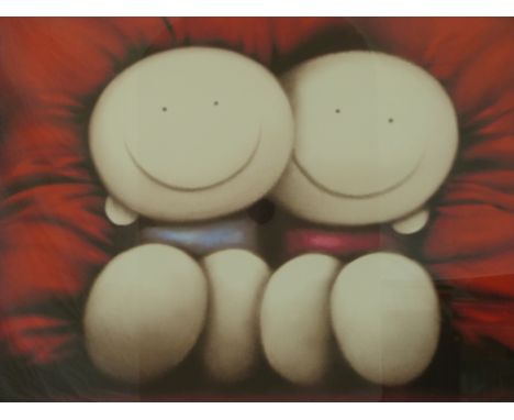 A framed and glazed print by Doug Hyde 'Just the Two of Us', signed verso and certificated 212/295 (53cm x 71cm)