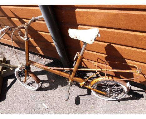 A vintage Moulton Mini bicycle 