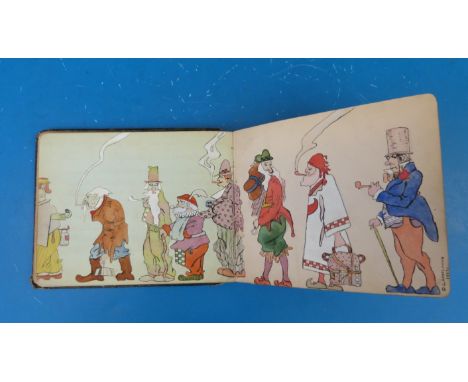A vintage autograph album containing entries throughout 1914-1919, amusing poems etc and approximately 22 pictures/drawings