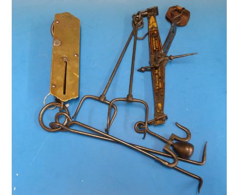 Two Avery breadscales, one of spring balance design the other as a beam scale part