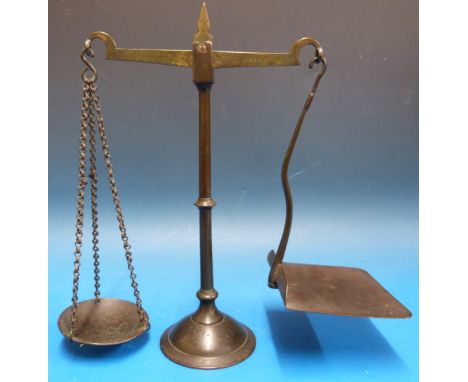 A set of bronze Avery letter type beam scales