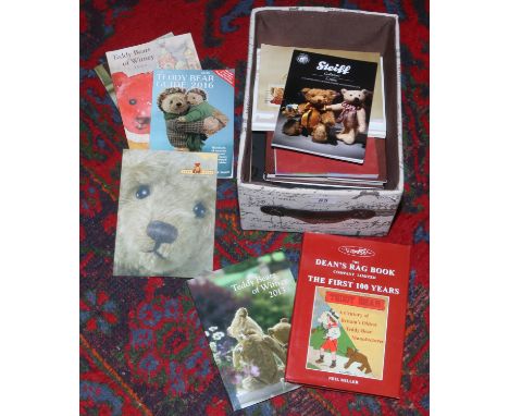 A quantity of collectors bears reference books including Witney Dean's Steiff etc.