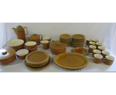 Selection of Hornsea 'Saffron' part dinner/tea/coffee service (2 boxes)