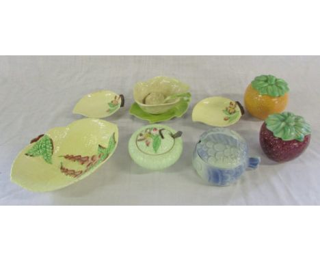Various Carlton ware and Sylvac